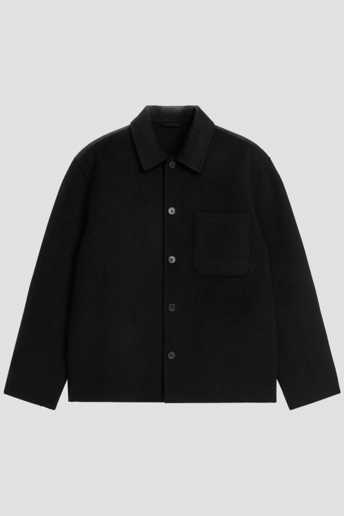 Dubbelvävd ullskjorta