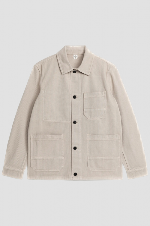 Overshirt i bomullstwill