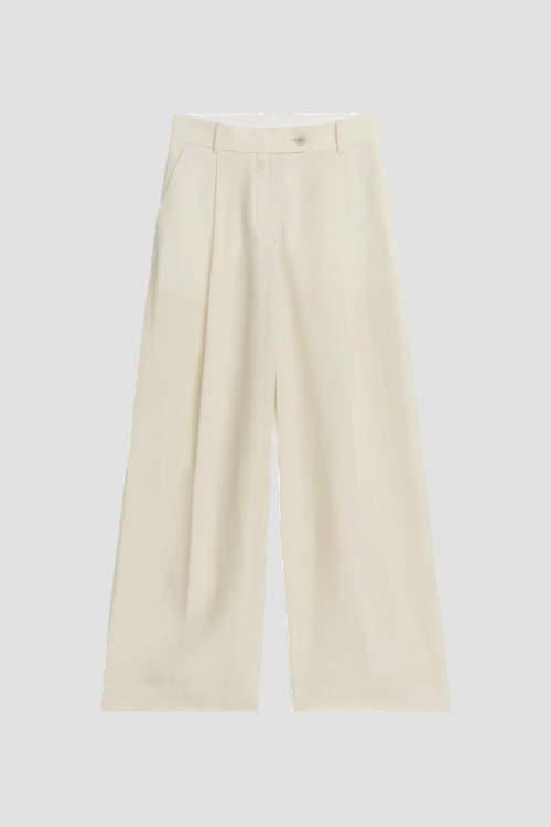 Byxor i lyocell och linne