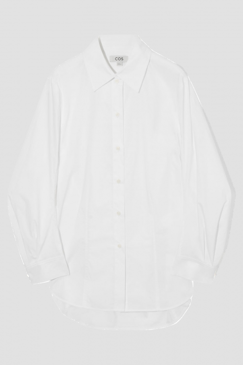 OVERSIZED COTTON-BLEND SHIRT