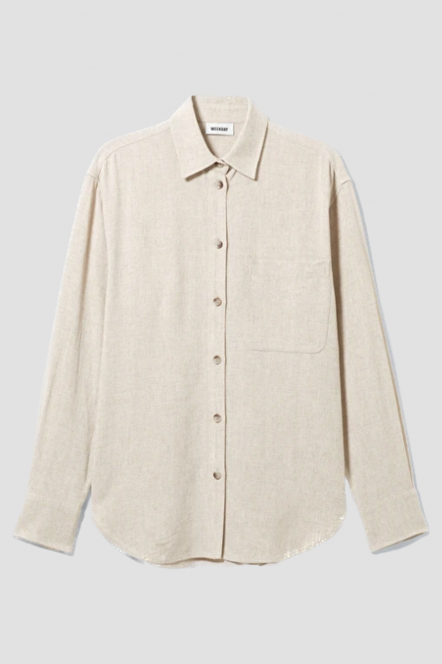 Relaxed Linen Mix Shirt